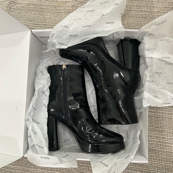 GUESS Platform Patent Boots - Picture 4 of 5